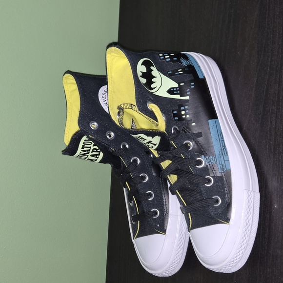 Converse Black and Yellow Superhero High-Tops - Picture 3 of 9